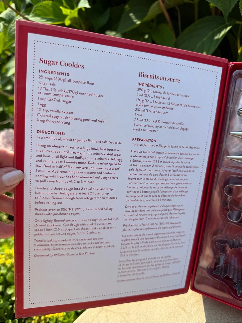 Williams-Sonoma Red Holiday Cookie Kit